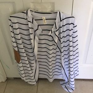 Black and white jacket